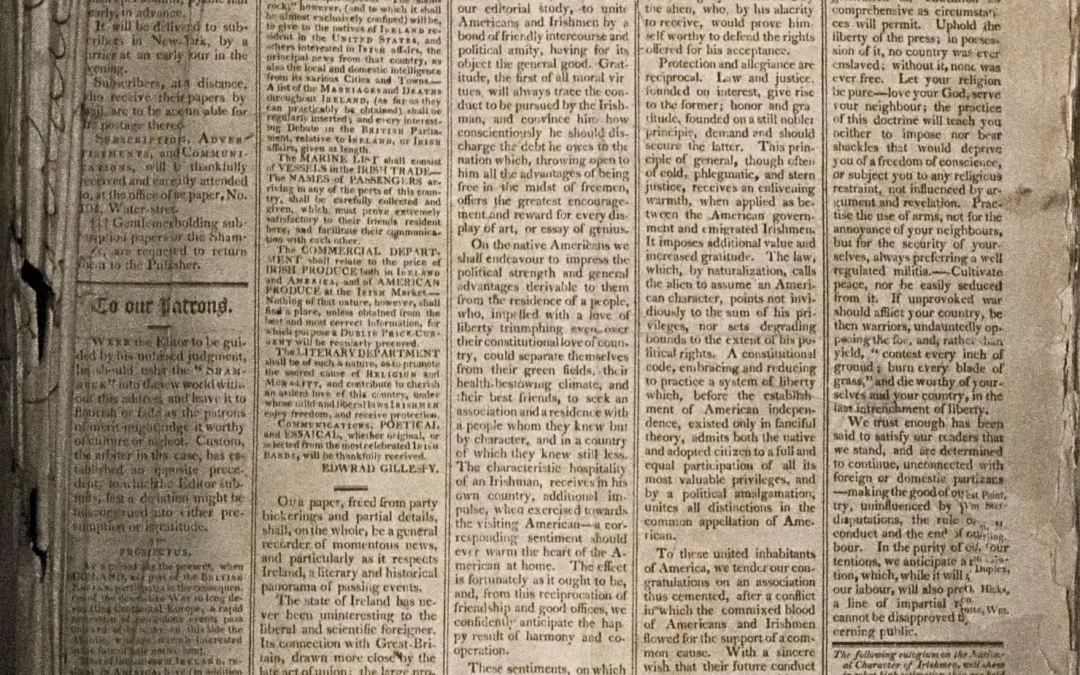 News on the Street: Irish American Newspapers