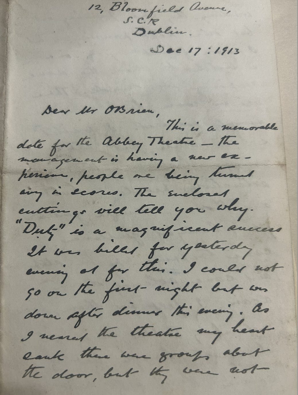 Seamus O’Brien: An Overlooked Irish Literary Revivalist?
